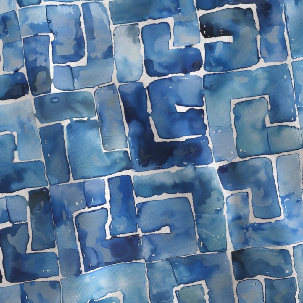 Greek Maze On White
